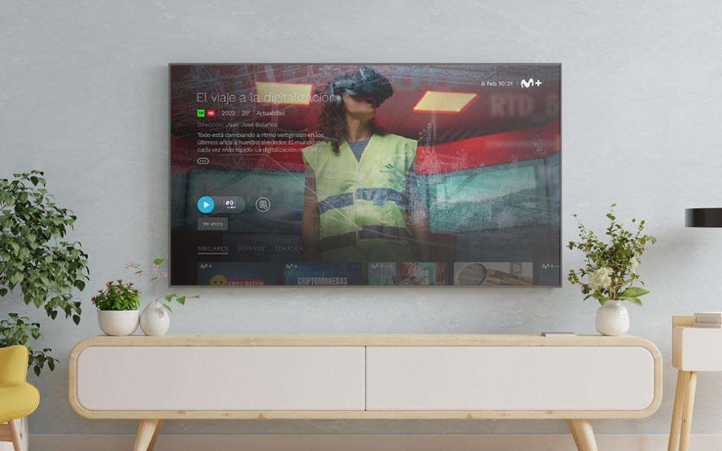 Películas sobre el metaverso en el menú de Movistar Plus +