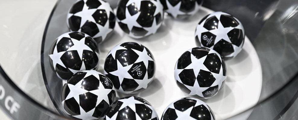 Bolas del sorteo de la Champions