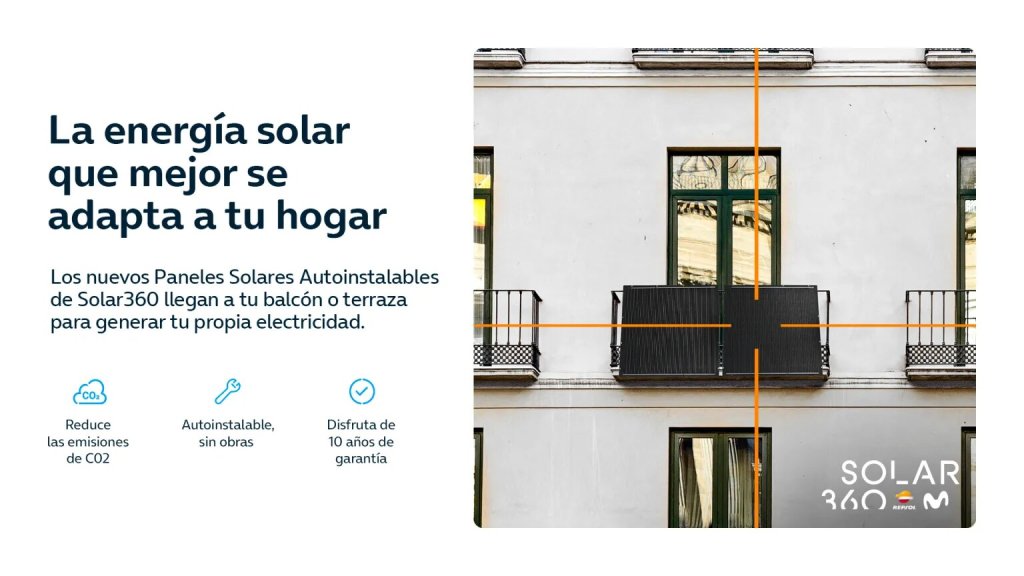 placas solares balcón