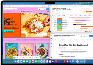 Un MacBook Air con varias apps abiertas