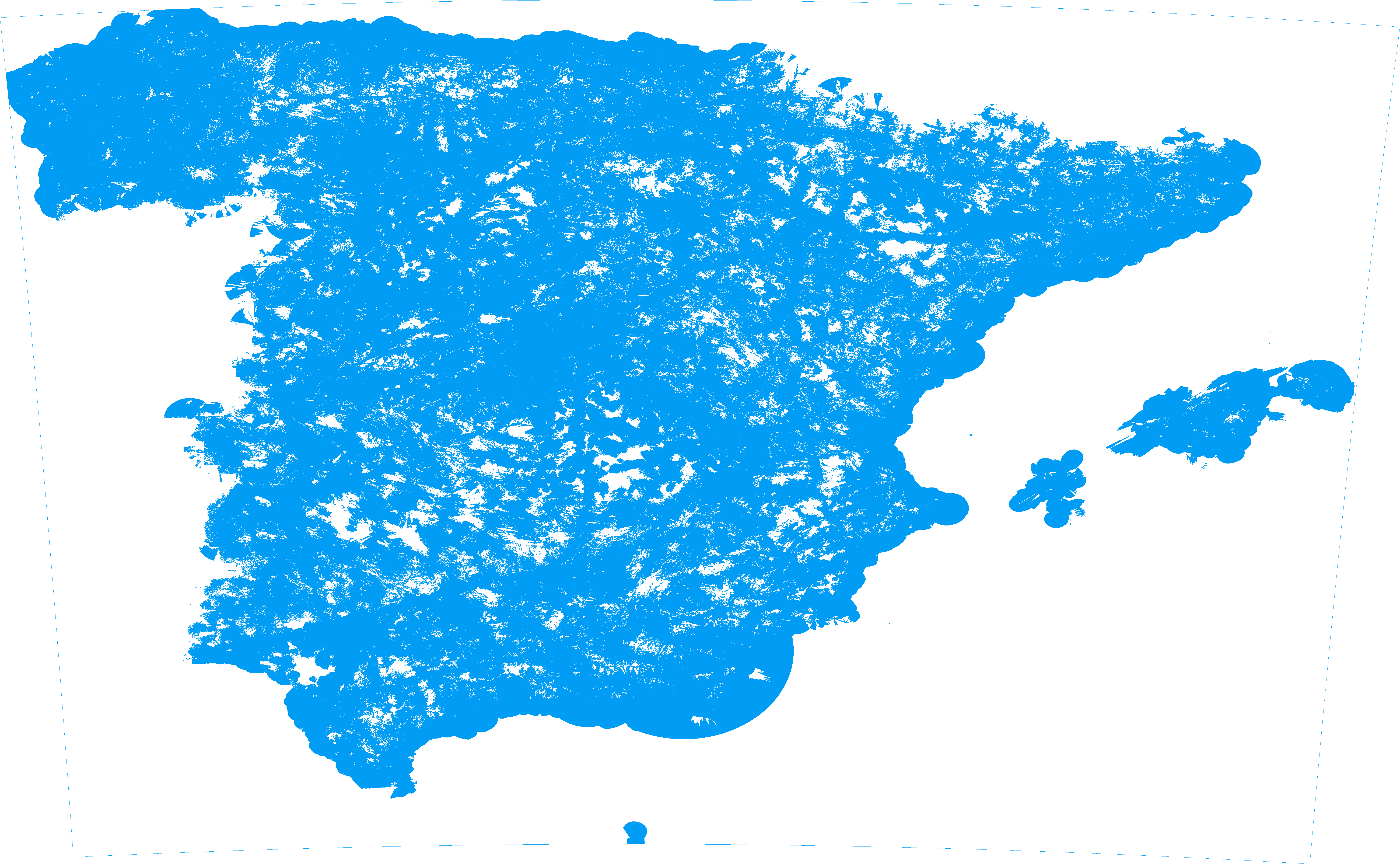 Mapa de cobertura celular