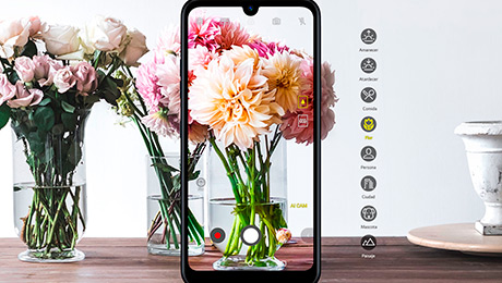 LG Q60 cámara