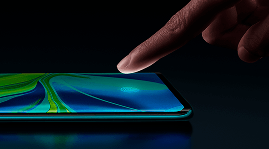 Nuevo sensor de huella dactilar en pantalla de respuesta rápida
