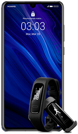 Huawei P30 Y Reloj Huawei P30 Black 128 GB Con Band 3e ¡regalo!