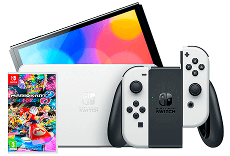Consola Nintendo Switch Oled + Mario Kart 8. ¡Mejor Precio! - Movistar