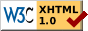 W3C. XHTML 1.0